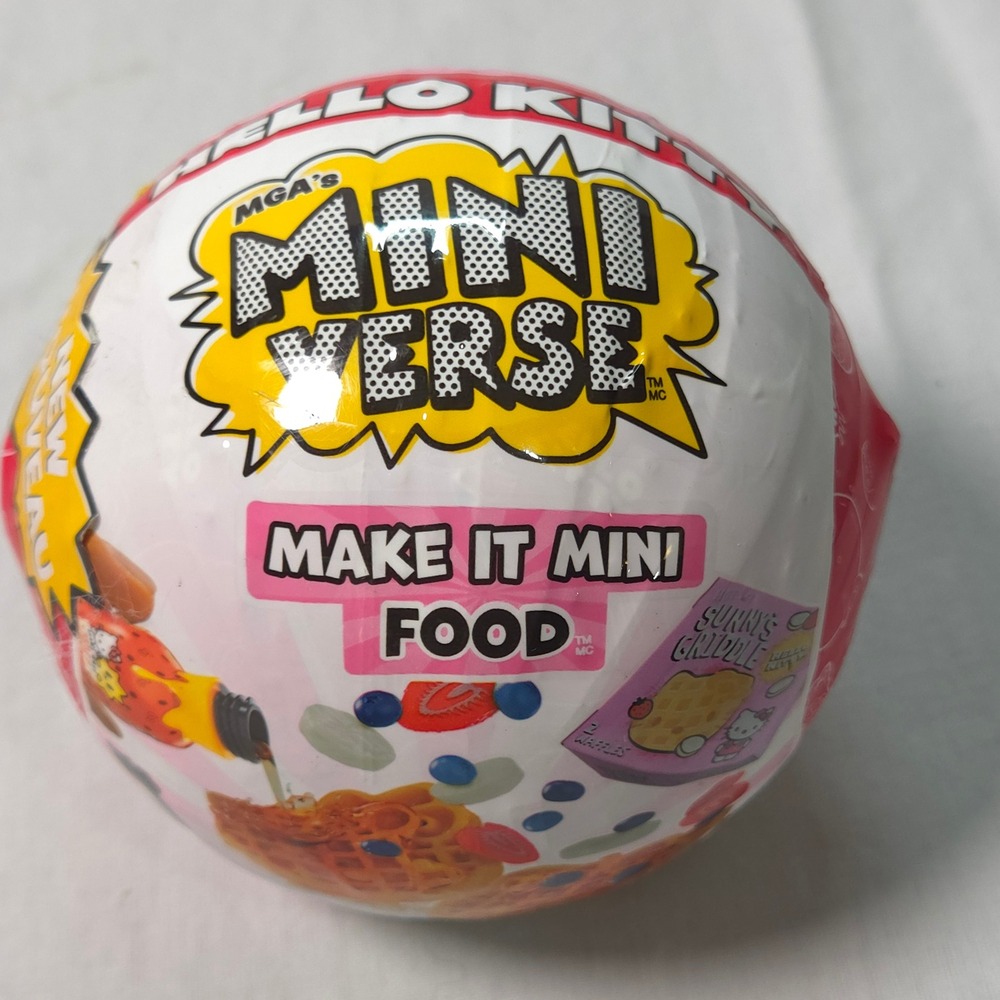 MGA Miniverse Make It Mini Food Hello Kitty Series 1 Mystery Ball New Sealed